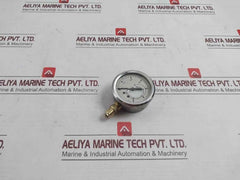 En 837-1 De 1/2" Pressure Gauge 0 To 6 Bar
