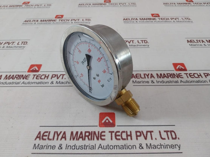 En 837-1 Pressure Gauge 0 To 145 Psi