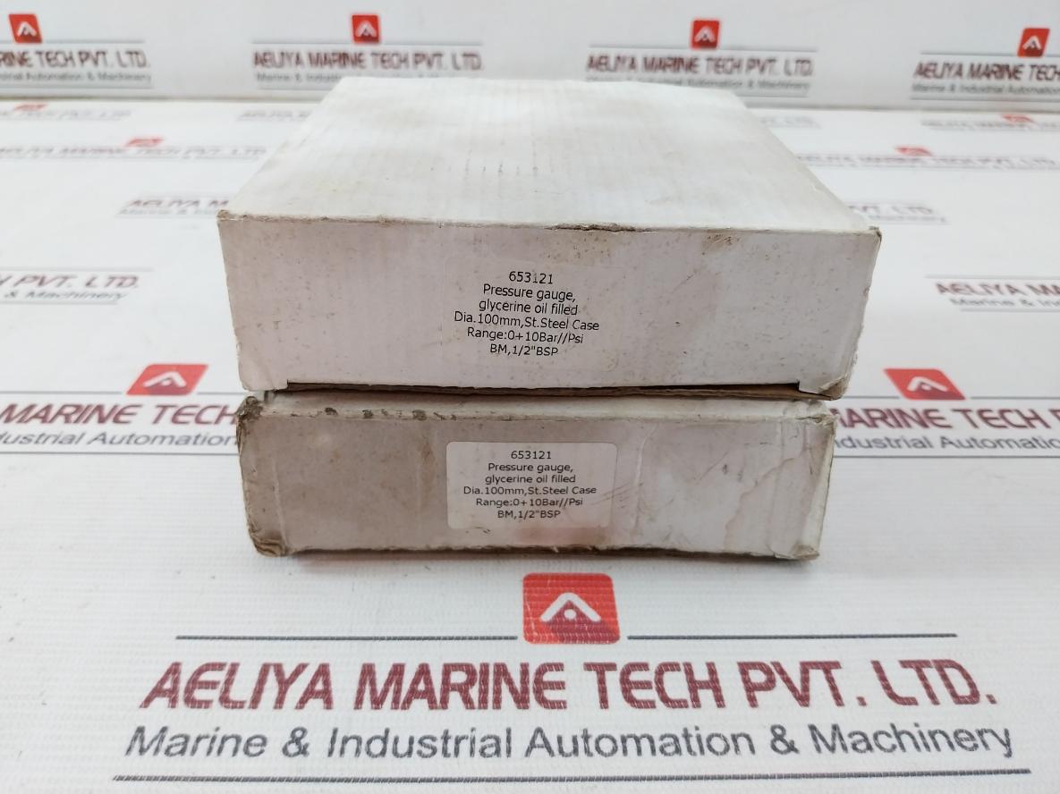 En 837-1 Pressure Gauge 0 To 145 Psi