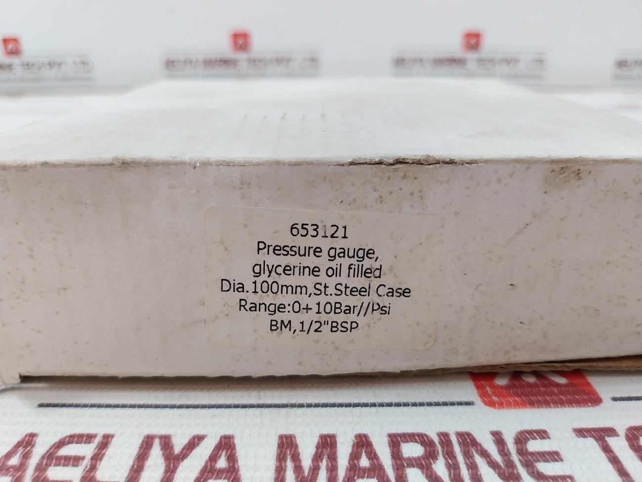 En 837-1 Pressure Gauge 0 To 145 Psi