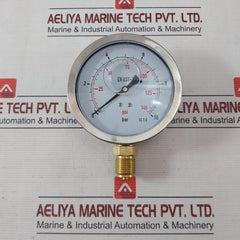 En 837-1 Pressure Gauge 0 To 145 Psi