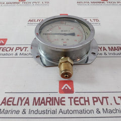 En 837-1 Pressure Gauge 14.5 To 72 Psi 1 To 5 Bar