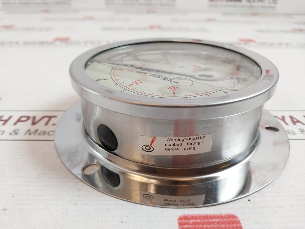 En 837-1 Pressure Gauge Pr11011 0-145 Psi 0-10 Bar