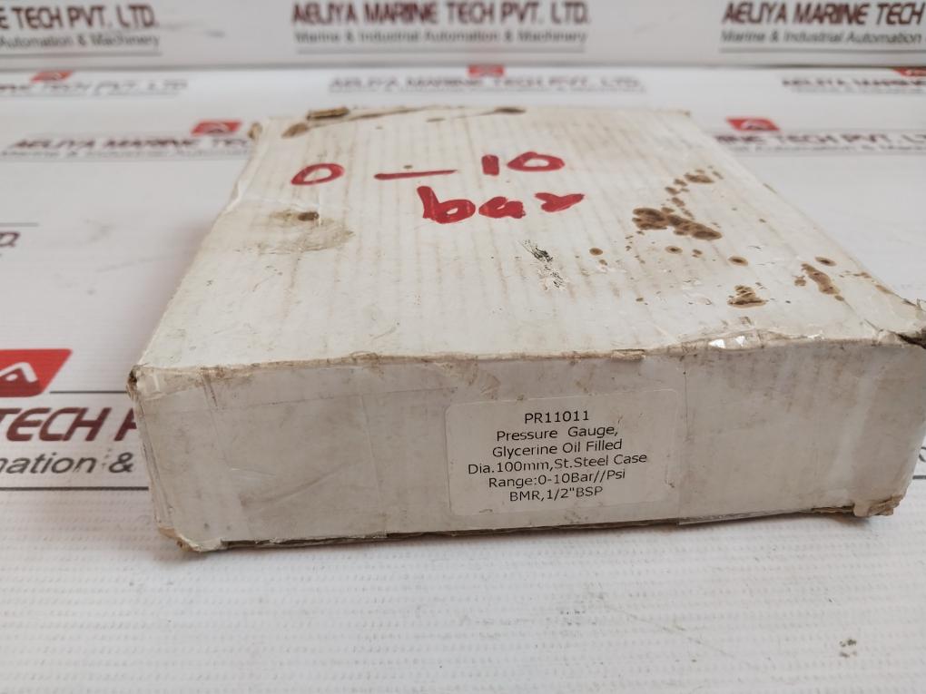 En 837-1 Pressure Gauge Pr11011 0-145 Psi 0-10 Bar