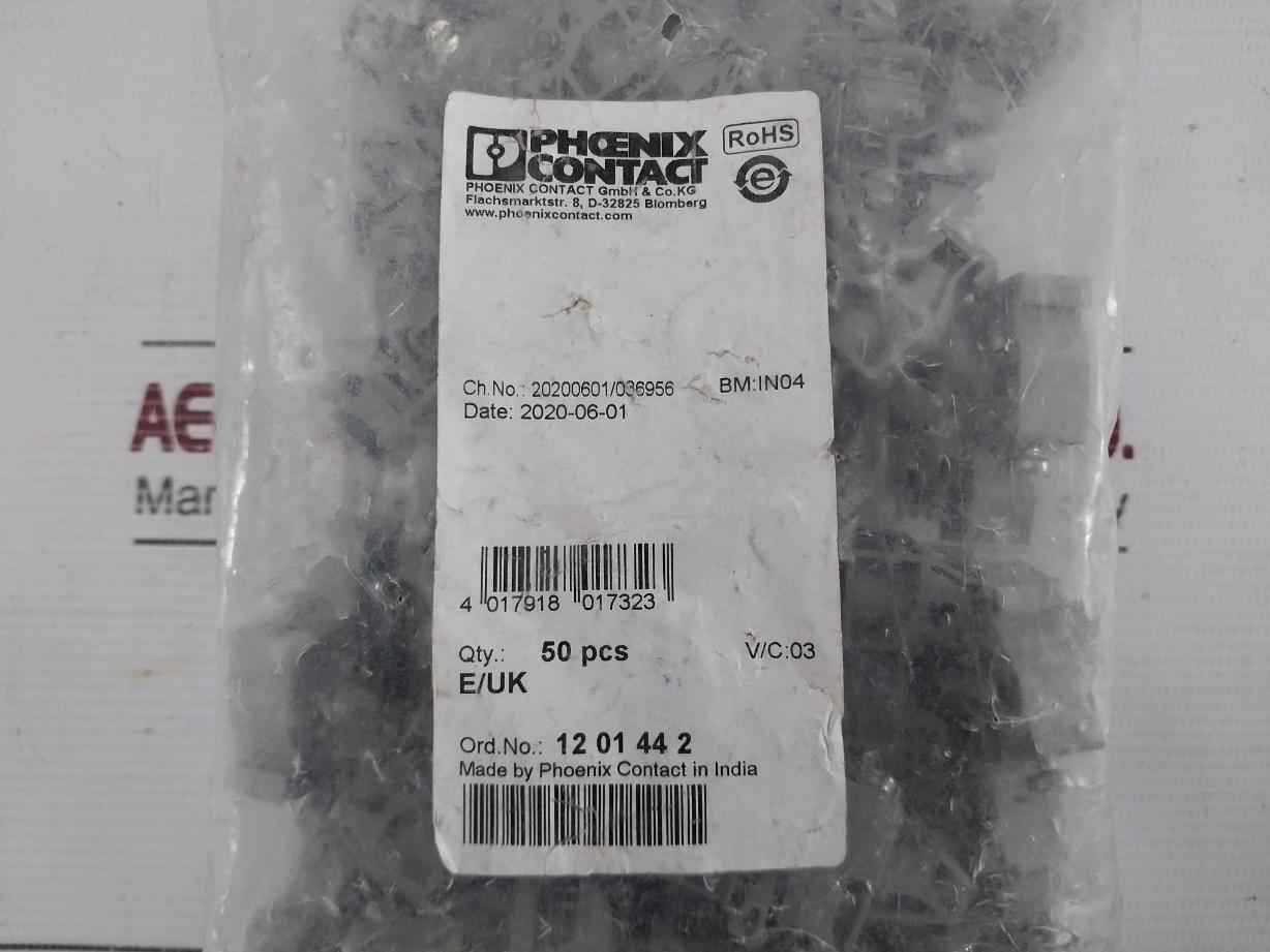 End Bracket Phoenix Contact E/Uk (1 Packet = 50 Pcs)