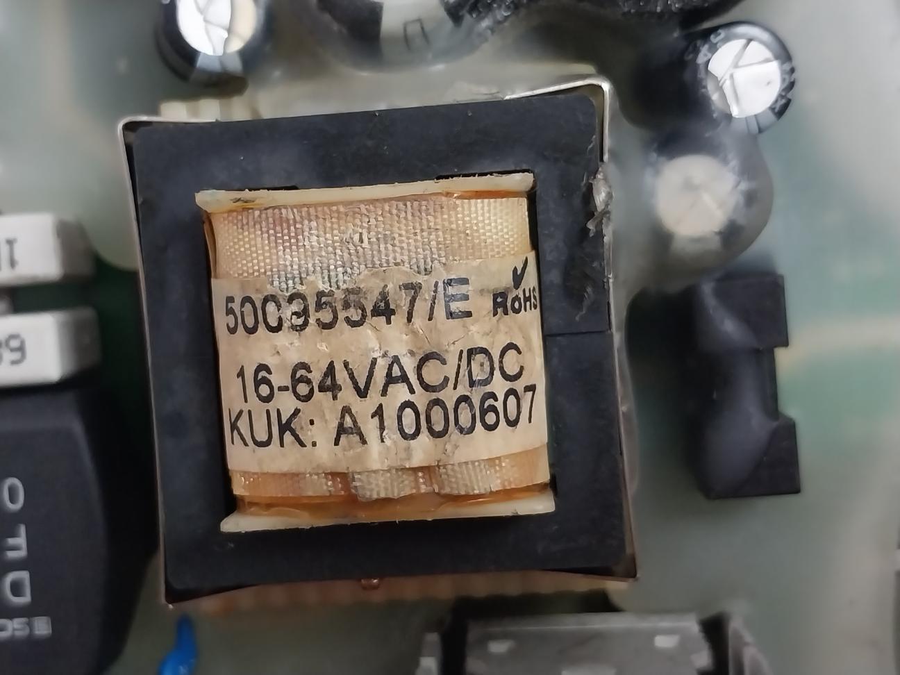 Endress Hauser 319084-0200C Power Supply Board 16-64Vac/Dc A1000607 T0A800