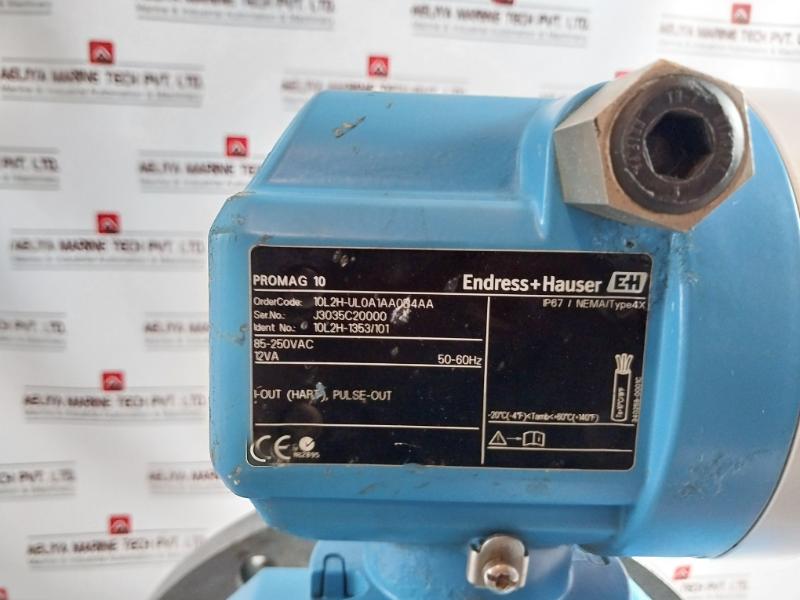 Endress+Hauser 10L2H-ul0A1Aa0B4Aa Electromagnetic Flow Meter Dn200 19.6Bar/28Psi