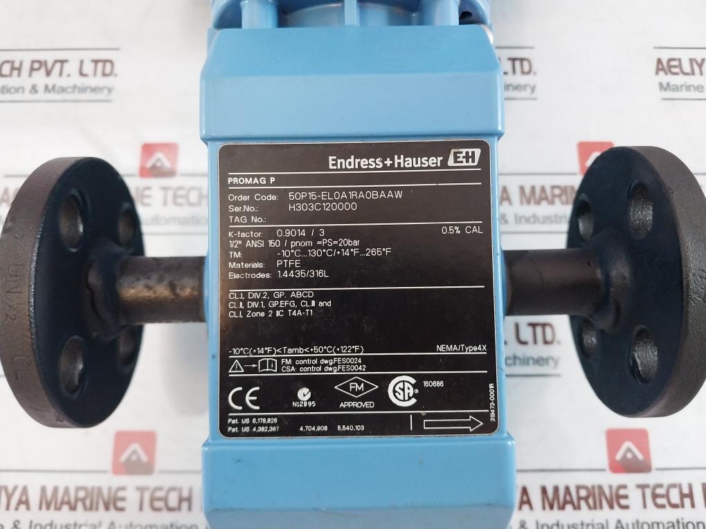 Endress+Hauser 50P15-el0A1Ra0Baaw High-temperature Flowmeter 85-260Vac