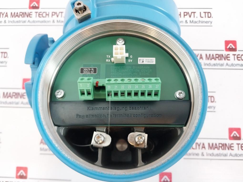 Endress+Hauser 50W3H-ud191Aa098Aw Electromagnetic Flow Meter Ip67