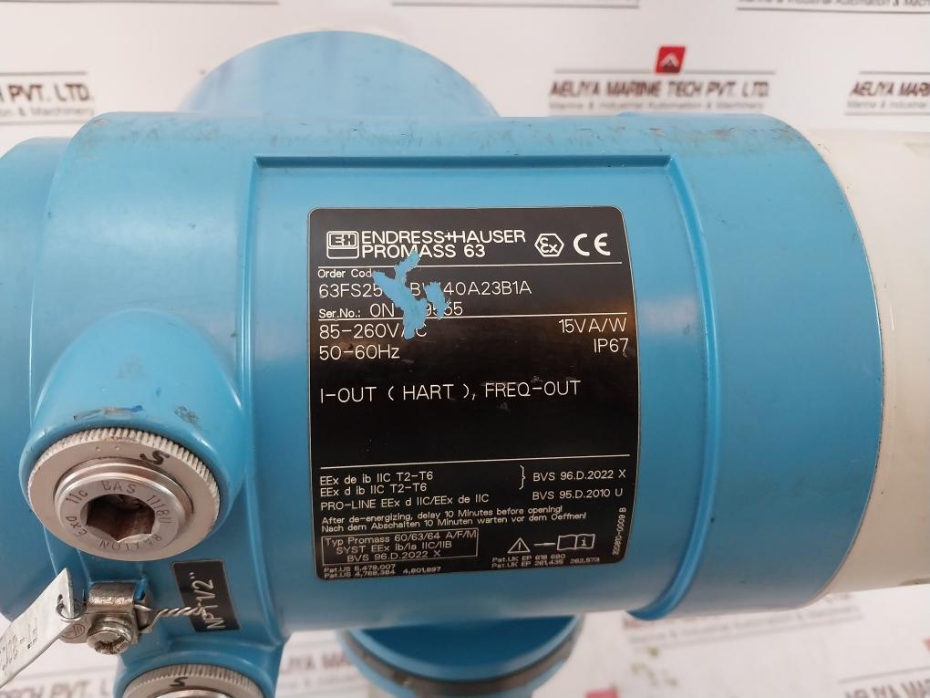 Endress+Hauser 63Fs25-abw40A23B1A Flowmeter