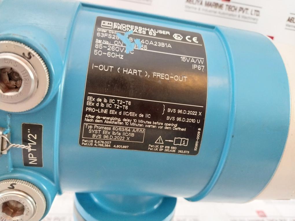 Endress+Hauser 63Fs25-abw40A23B1A Flowmeter