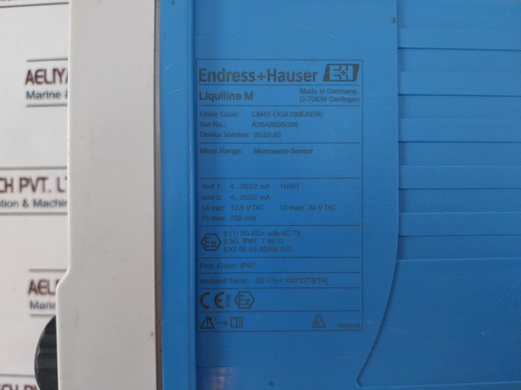 Endress+Hauser Cm42-oga100Eae00 Liquiline M Cm40 Transmitter