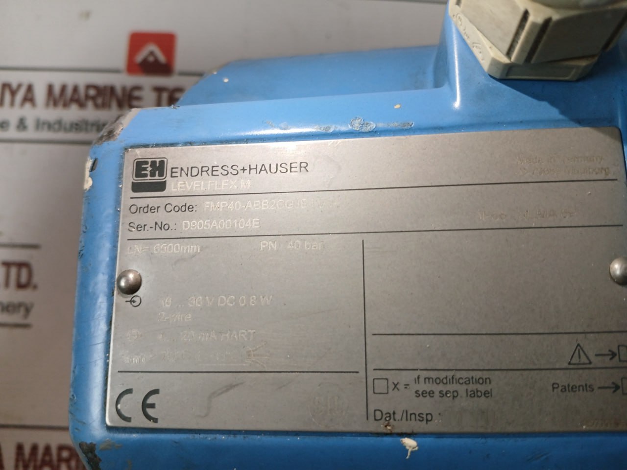 Endress+Hauser Fmp40-abb2Cgjb11Aa Level Transmitter Levelflex M 16-36V D