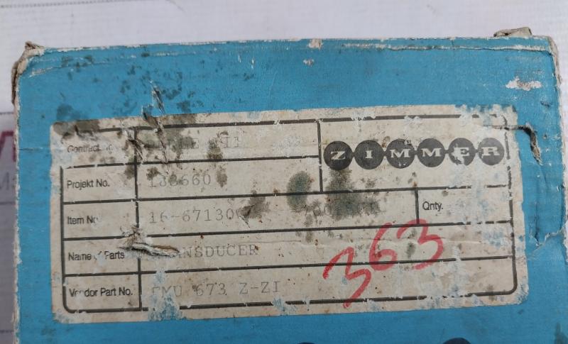 Endress+Hauser Fmu 673 Z Nivasonic Moisture Measurement 70C 20-30V I 106 Ma