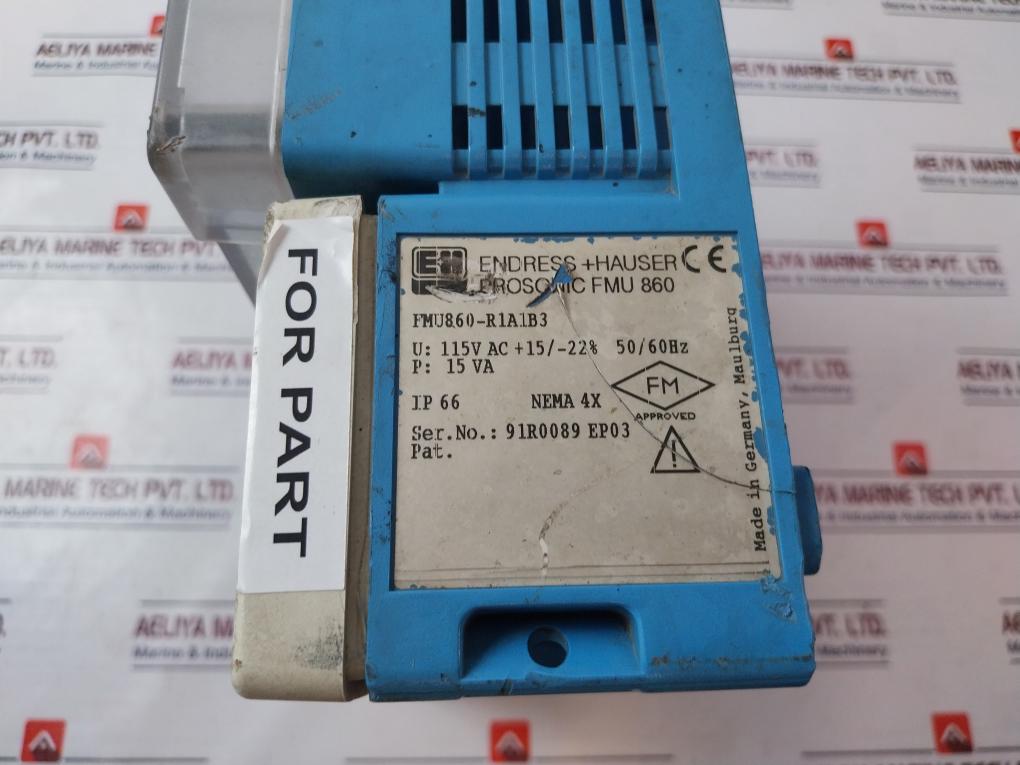 Endress + Hauser Fmu860-r1A1B3 Ultrasonic Sensor
