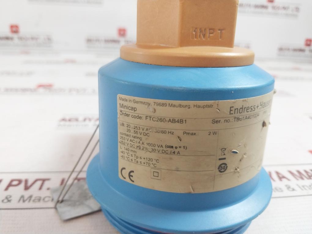 Endress+Hauser Ftc260-ab4B1 Minicap Level Sensor 52017979 140Mm 20–55V Dc