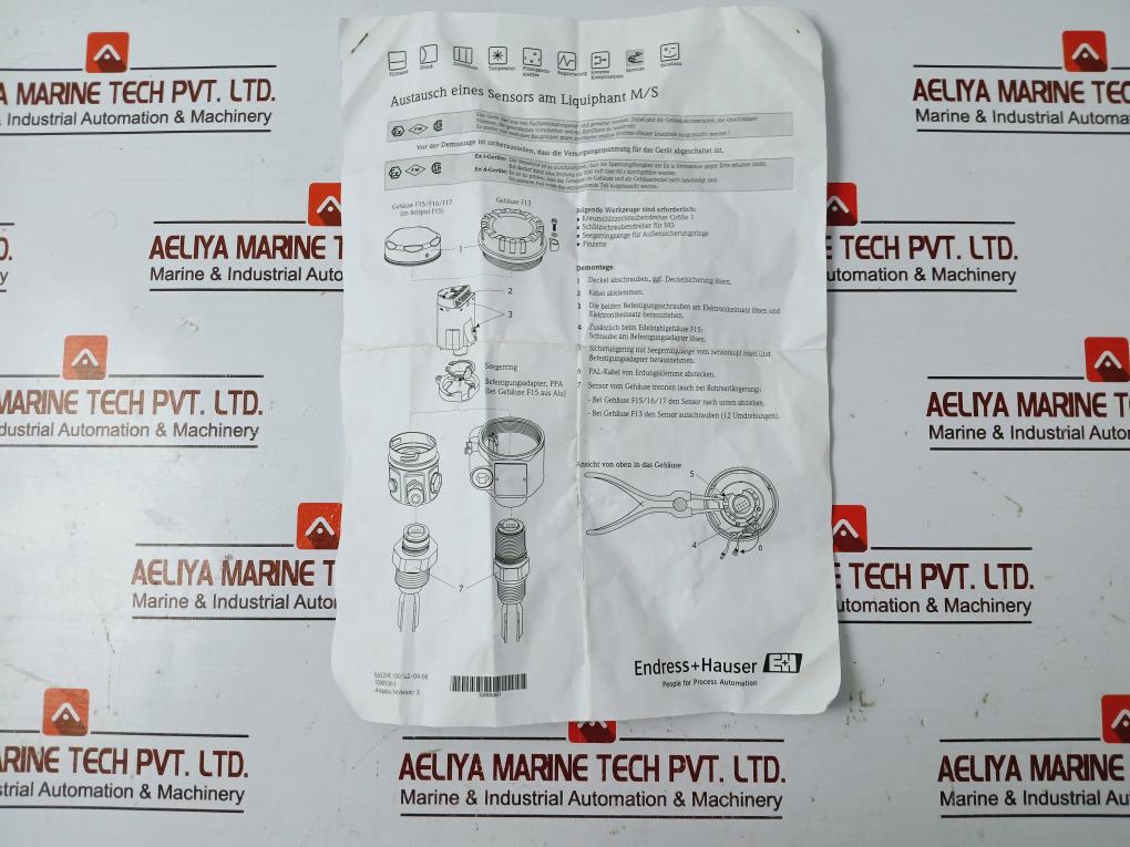 Endress+Hauser Ftl51X-hgn2Bb 52004233 Sensor With Process Connection Set