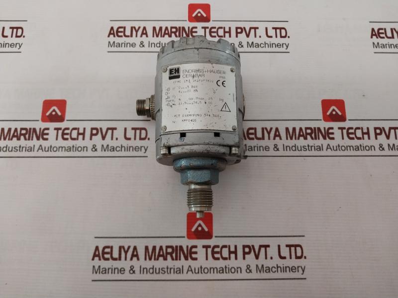 Endress+Hauser Pmc 133 1M1F9P3Y1Q Pressure Transmitter Cerabar 0-3 Bar 4-20Ma