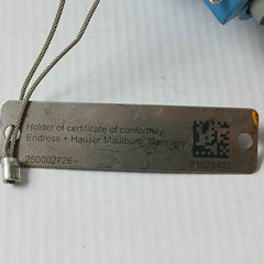 Endress+hauser Pmc51-ba21jd1pgbr1ja+aa Pressure Transmitter 30vdc Rev 1