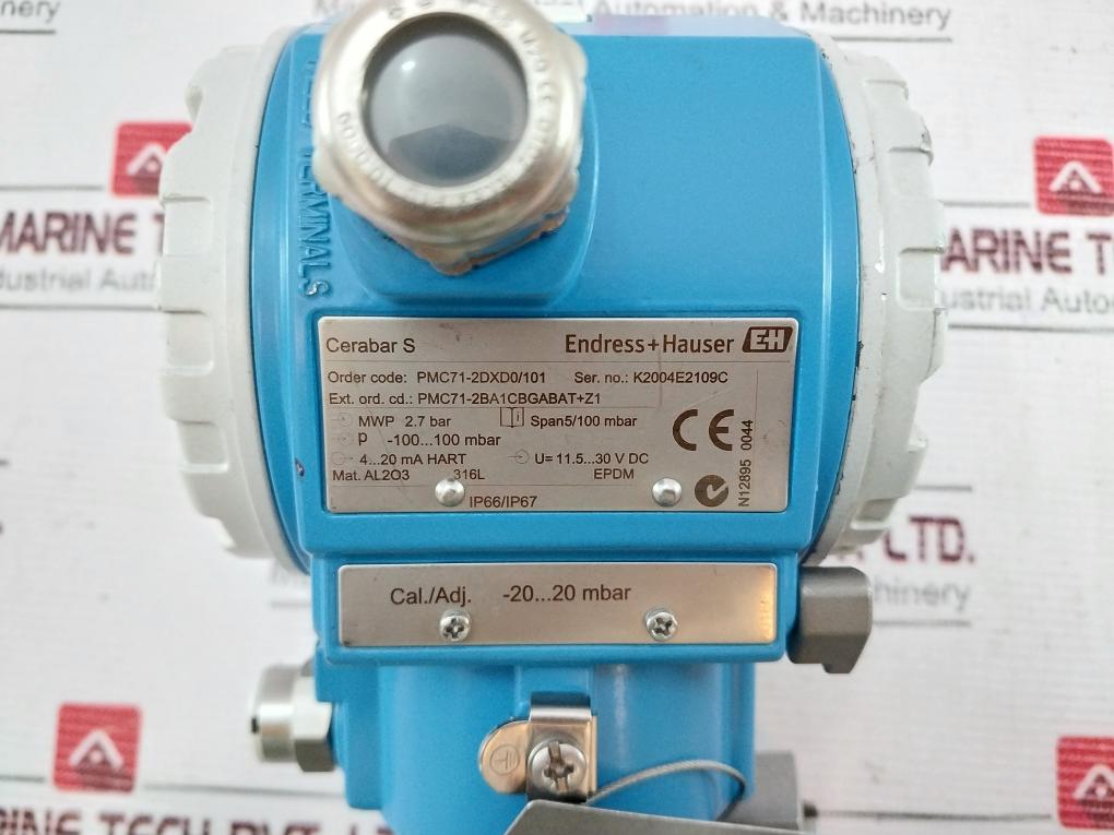 Endress+Hauser Pmc71-2Dxd0/101 Pressure Transmitter Pmc71-2Ba1Cbgabat+Z1