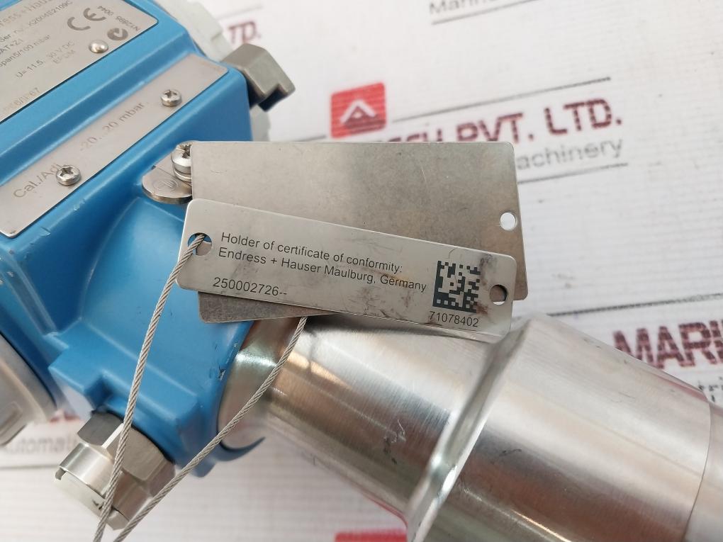 Endress+Hauser Pmc71-2Dxd0/101 Pressure Transmitter Pmc71-2Ba1Cbgabat+Z1