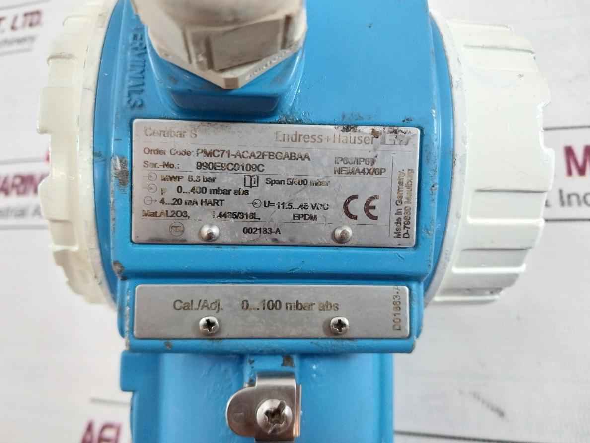 Endress+Hauser Pmc71-aca2Fbgabaa Pressure Transmitter
