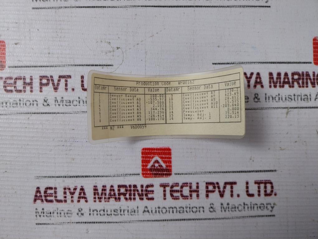 Endress+Hauser Pmd130 Pressure Transmitter Rn1D9C12B1N 5.080 Kg