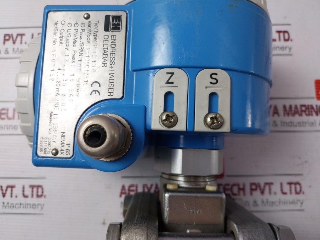 Endress+Hauser Pmd130 Pressure Transmitter Rn1D9C12B1N 5.080 Kg