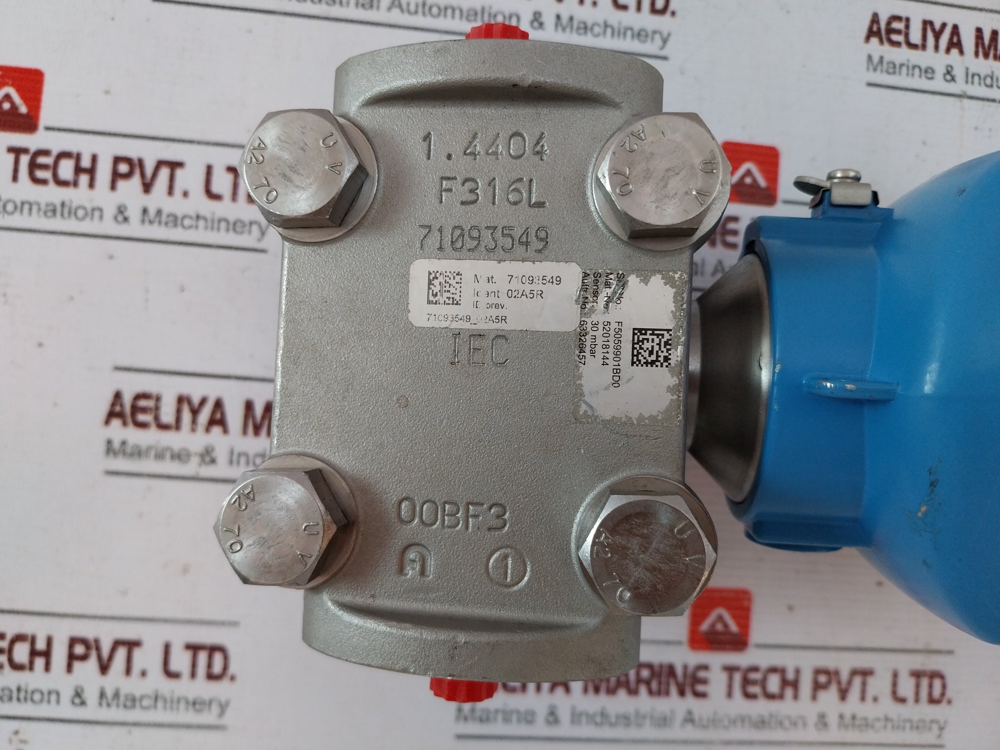 Endress+Hauser Pmd75-aal7C31Daau Differential Pressure Transmitter 1600 Mh2O