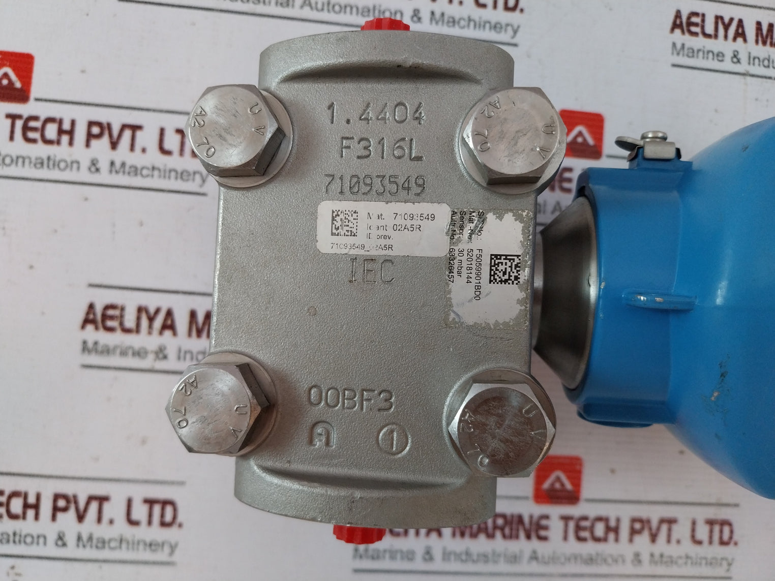Endress+Hauser Pmd75-aal7C31Daau Differential Pressure Transmitter 1600 Mh2O
