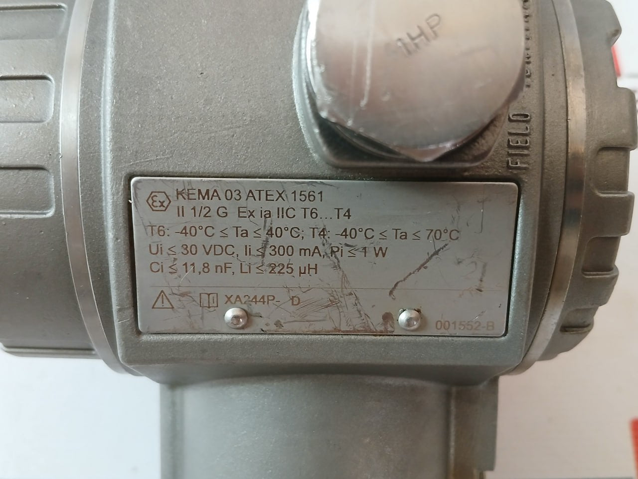 Endress+Hauser Pmp71-1B12P12Raada Cerabar S Pressure Transmitter 26.7 Bar