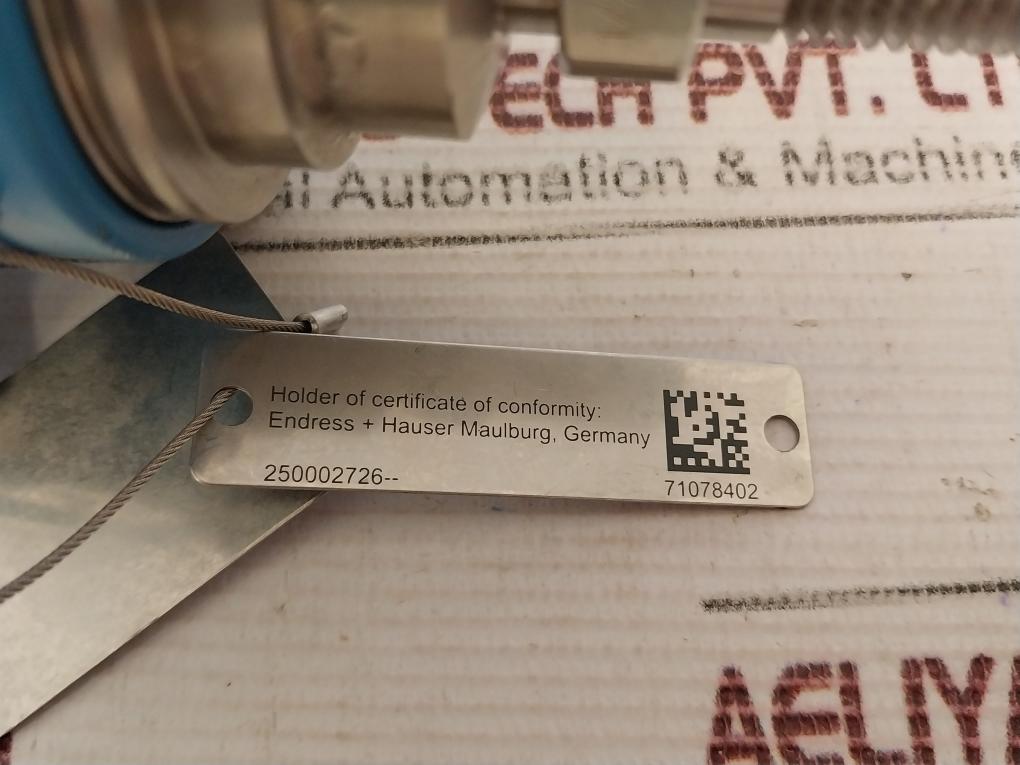 Endress+ Hauser Pmp71-1Ffp5/125 Pressure Transmitter Pmp71-5Ra1Pe1Rdaba+Z1