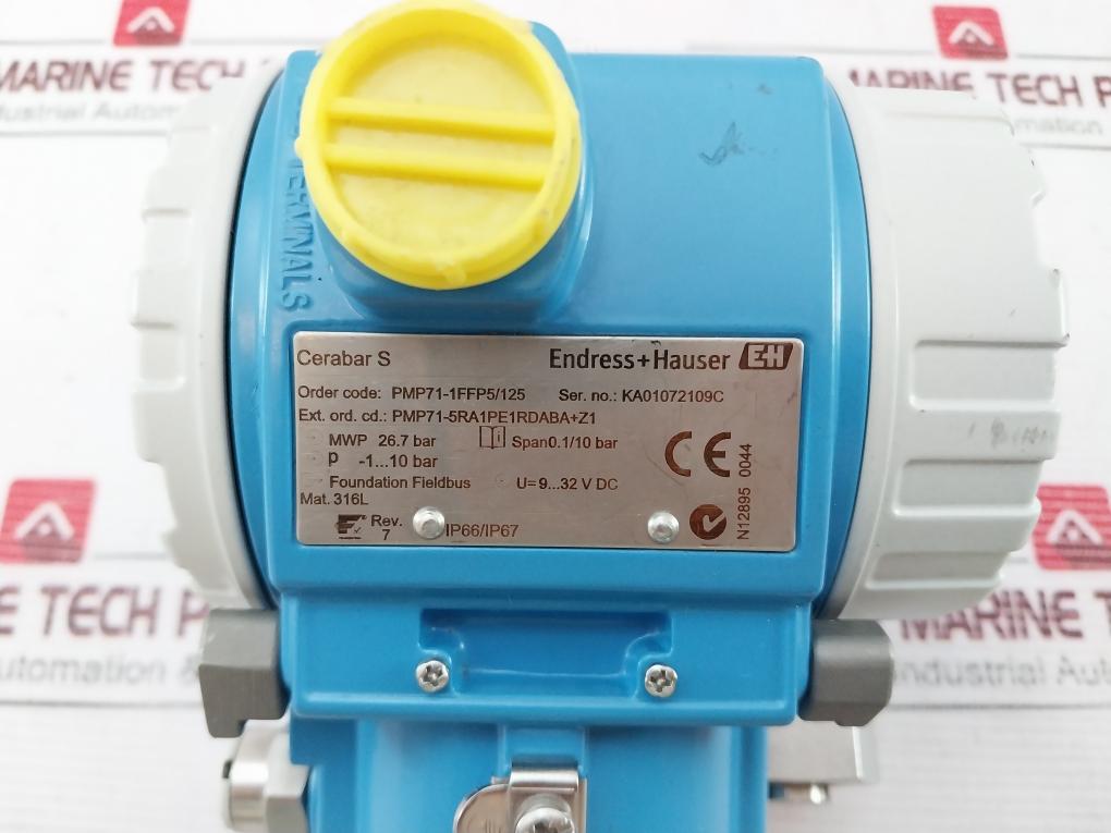Endress+ Hauser Pmp71-1Ffp5/125 Pressure Transmitter Pmp71-5Ra1Pe1Rdaba+Z1