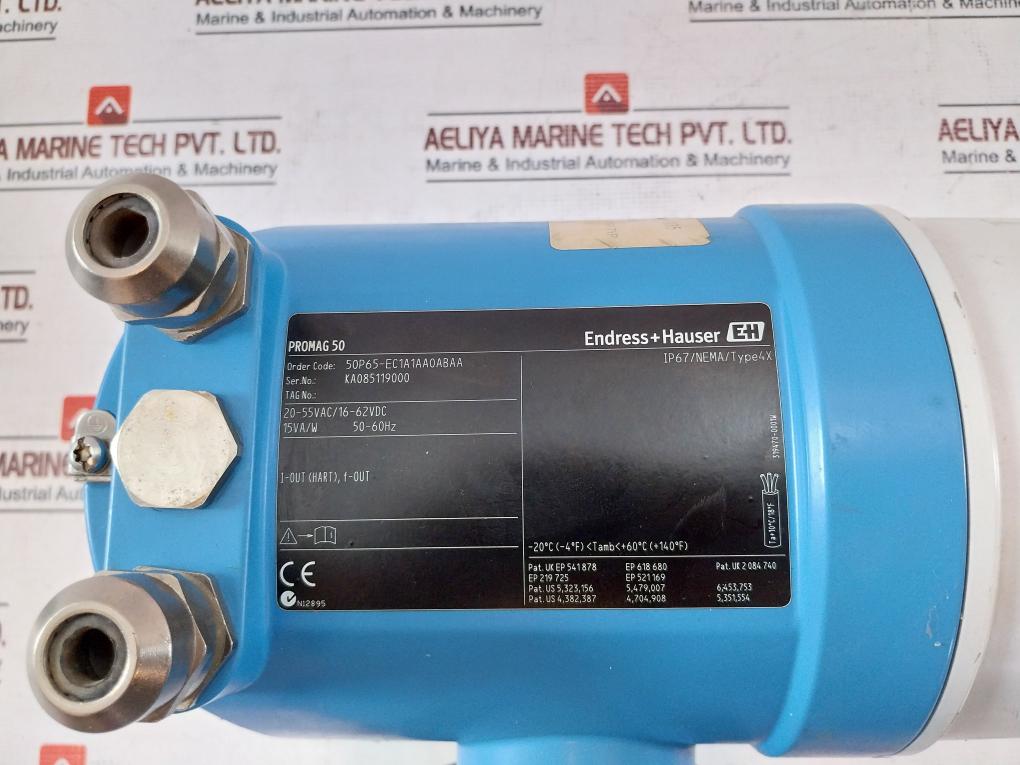 Endress+Hauser Promag 50 Electromagnetic Flow Meter 30Vdc 250Ma 319475-0002H