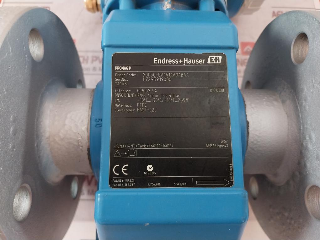 Endress+Hauser Promag 50 Electromagnetic Flow Meter 50P50-ea1A1Aa0Abaa Ip67