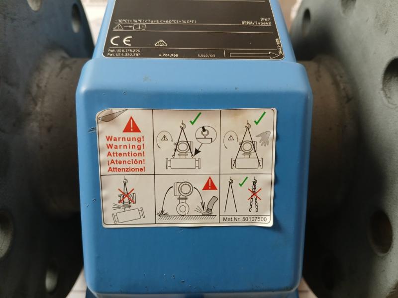 Endress+Hauser Promag 50 Magnetic Flow Transmitter 50P80-ec1A1Aa0Aaaa V2.04.00