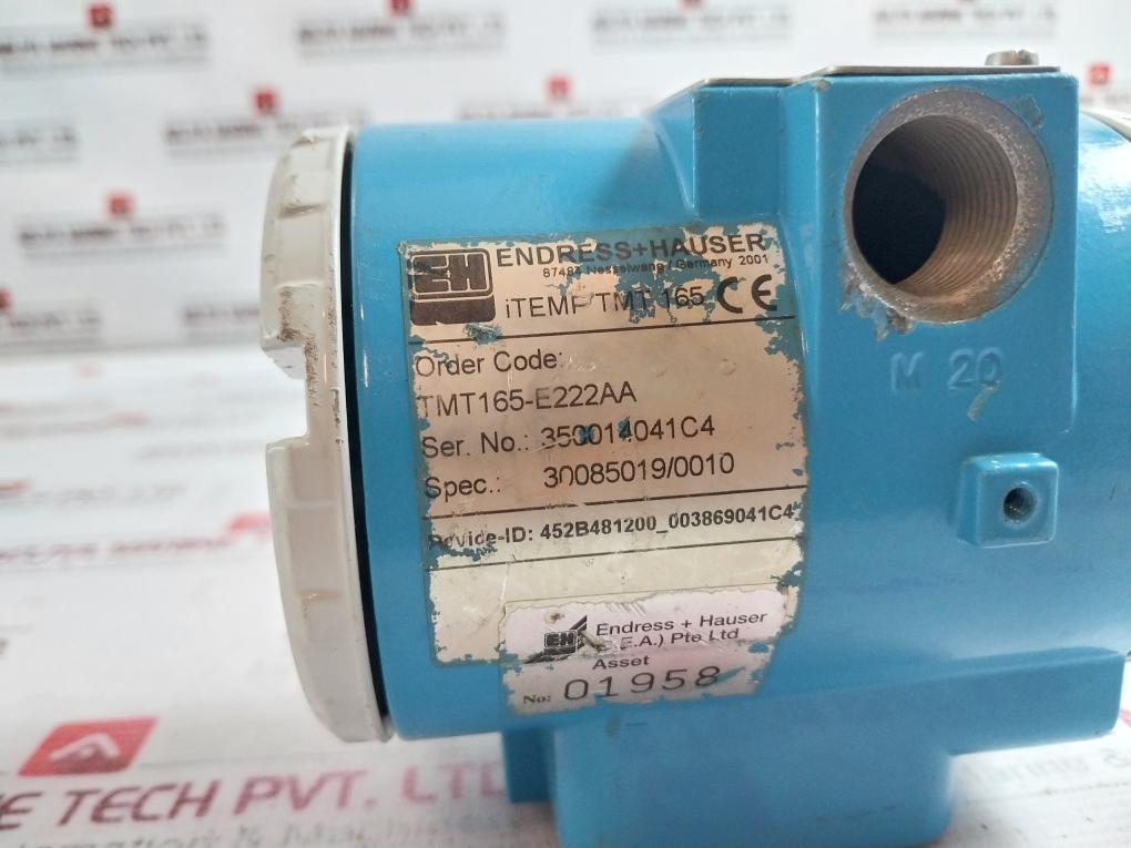 Endress+Hauser Tmt165-e222Aa Fieldbus Temperature Transmitter 24V 250Ma 12-42Vdc