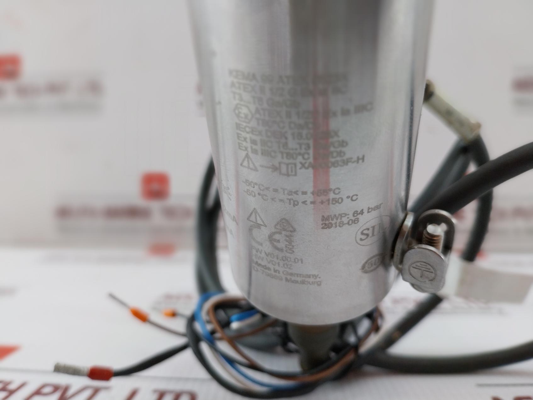 Endress+Hauser Ftl50-ggq2Aa8N3A Liquiphant M Vibronic Point Level Detector 2M