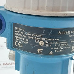 Endress+Hauser Pmp51-ba41Jd1Pdjrkja1+Aa Fieldbus Pressure Transmitter 0.5/10 Bar