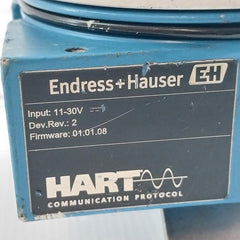 Endress+Hauser Tmt82-fa00/101 Hart Temperature Transmitter Ip66 11-30V 4X Encl