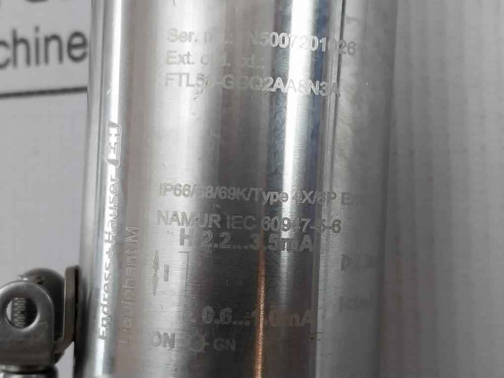 Endress+hauser Ftl50-ggq2aa8n3a Liquiphant M Level Switch Sensor 64 Bar