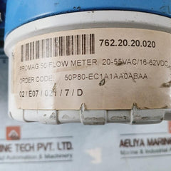 Endress+Hauser Promag 50 Electromagnetic Flowmeter 50P80-ec1A1Aa0Abaa 20-55Vac