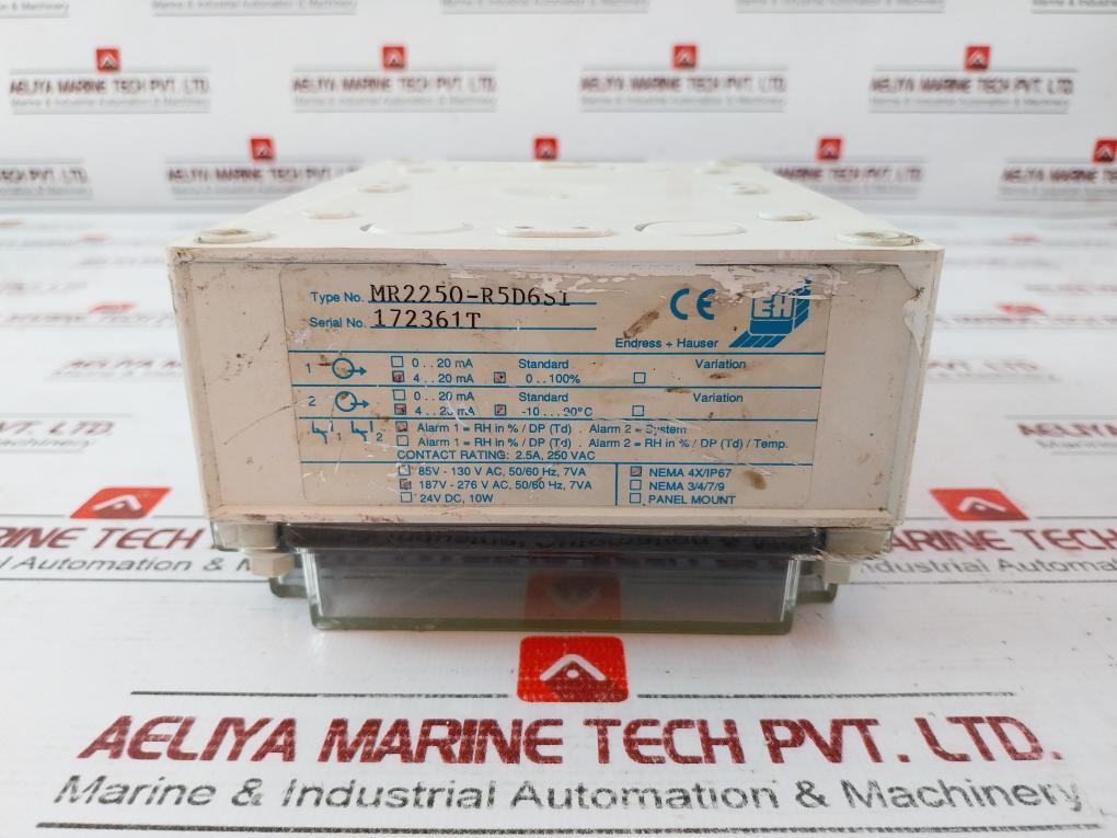 Endress+hauser Rh-plus 2250 Microprocessor-controlled Relative Humidity Analyser