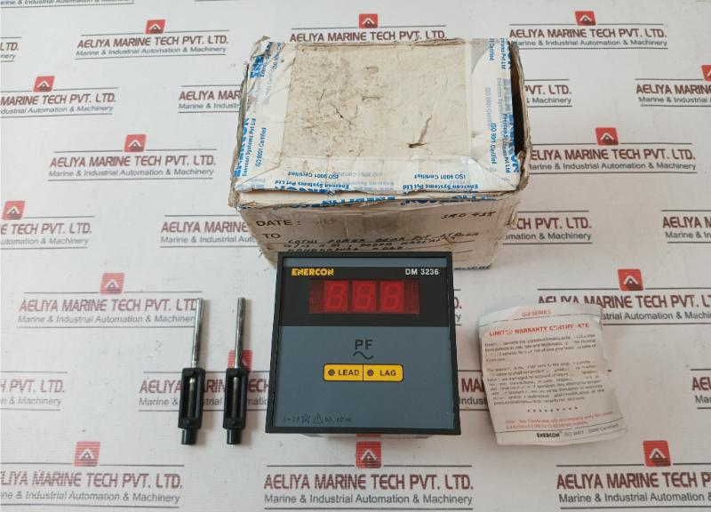 Enercon Dm 3236 Digital Panel Meter 3-2E 50-60Hz 110V En 8001 415V