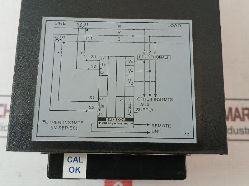 Enercon Dm 3236 Digital Panel Meter 3-2E 50-60Hz 110V En 8001 415V