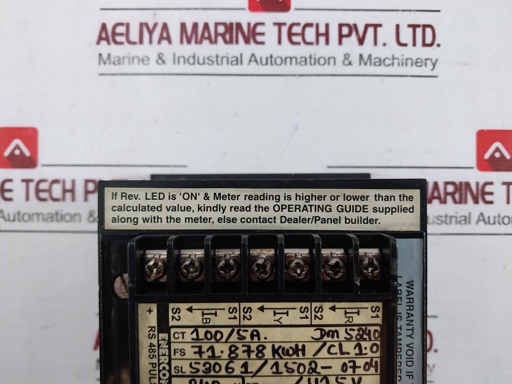 Enercon Dm 5240 Energy Meter 240V
