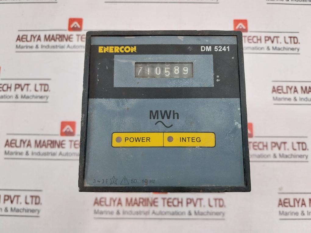 Enercon Dm 5241 Mwh Digital Panel Meter 50…60 Hz