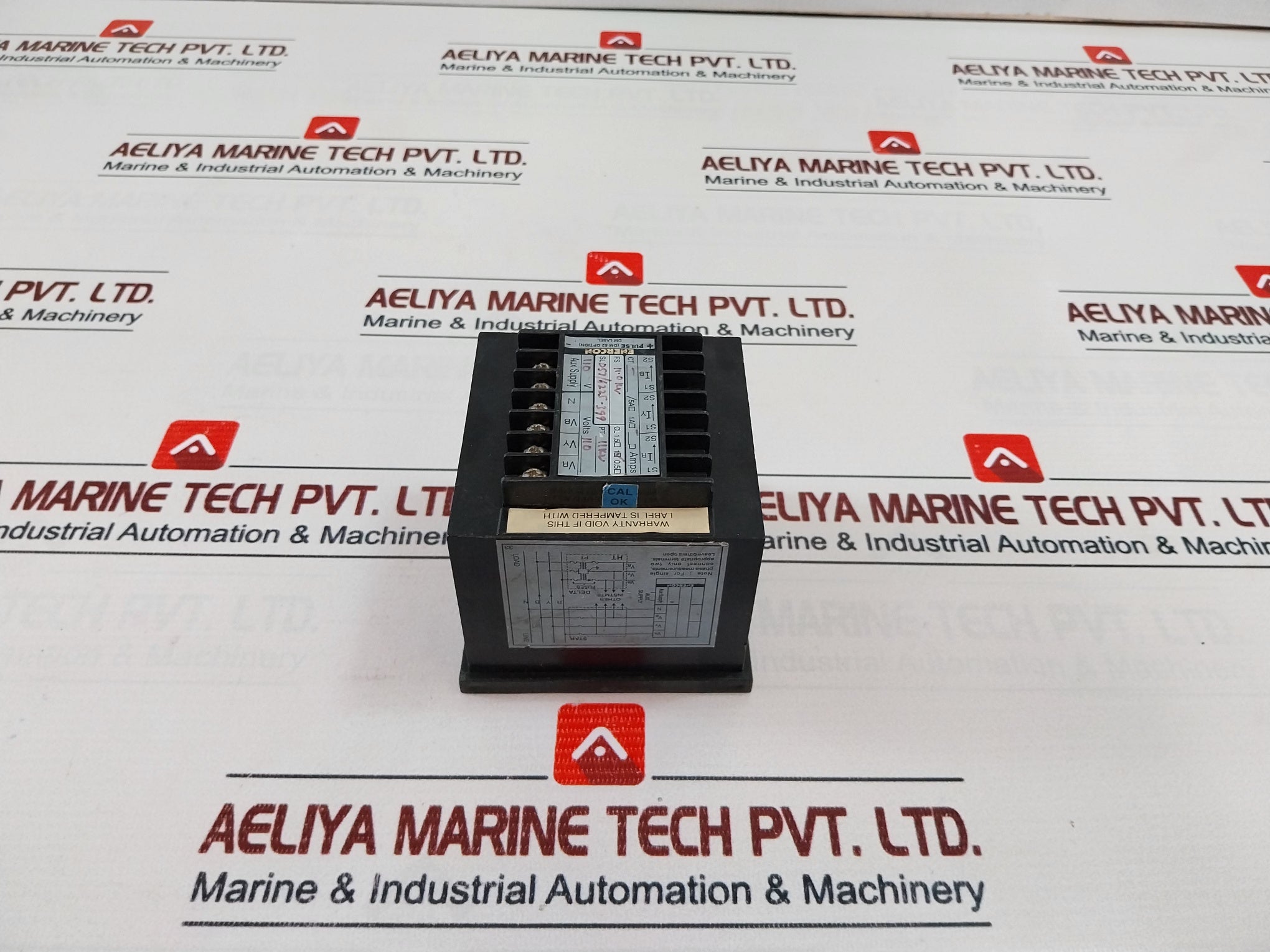 Enercon Dm 3257 Digital Panel Meter 110V Aux Supply 50-60Hz