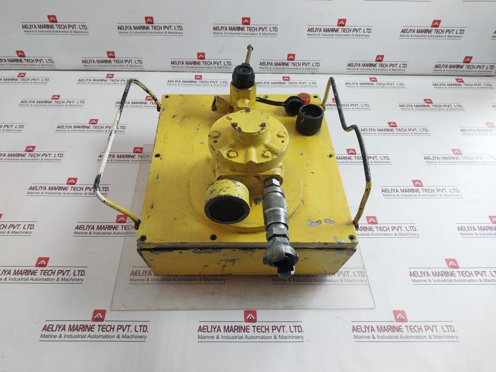 Enerpac R-ad665 Pneumatic Air Hydraulic Pump Power Pack 700 Bar/10000 Psi