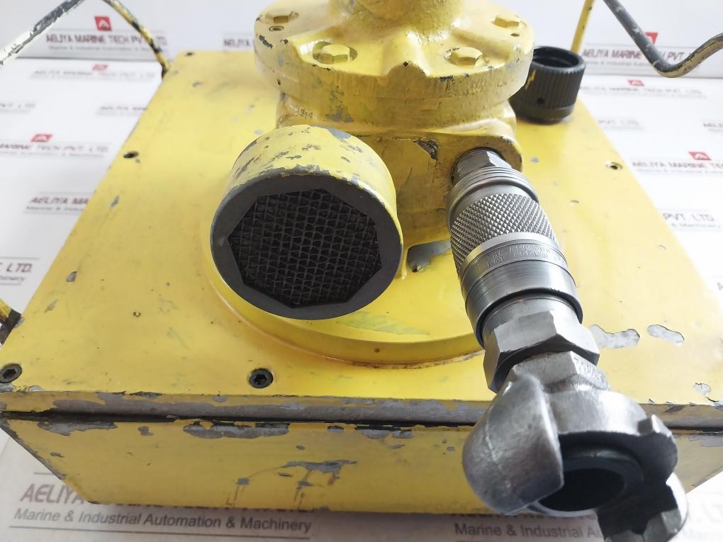 Enerpac R-ad665 Pneumatic Air Hydraulic Pump Power Pack 700 Bar/10000 Psi